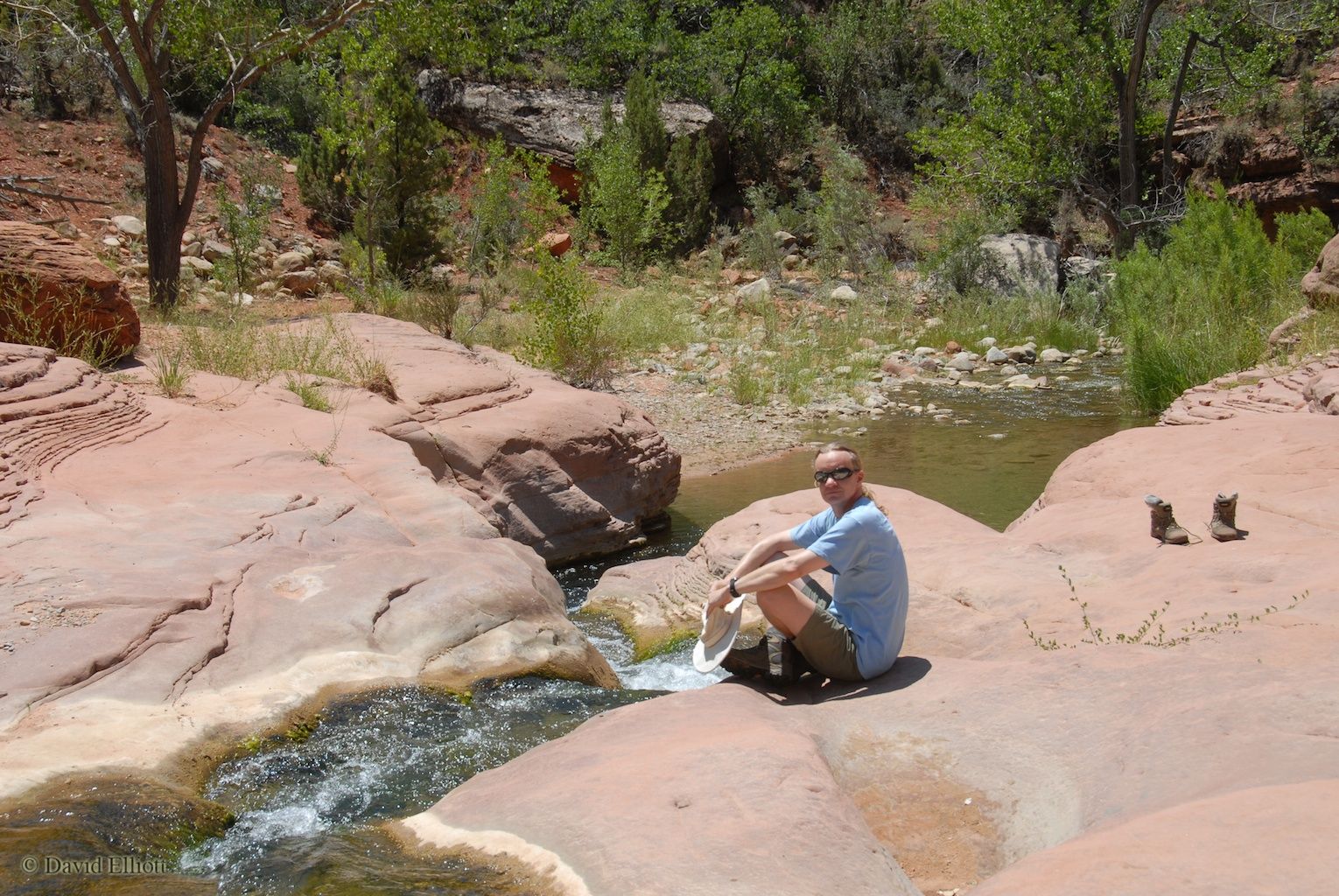 David by La Verkin Creek