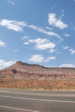 vista approaching Zion National Park