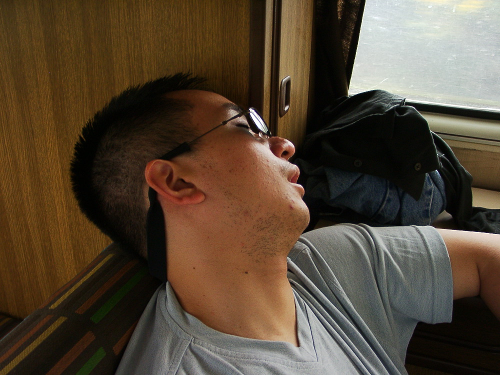Jim watching the view