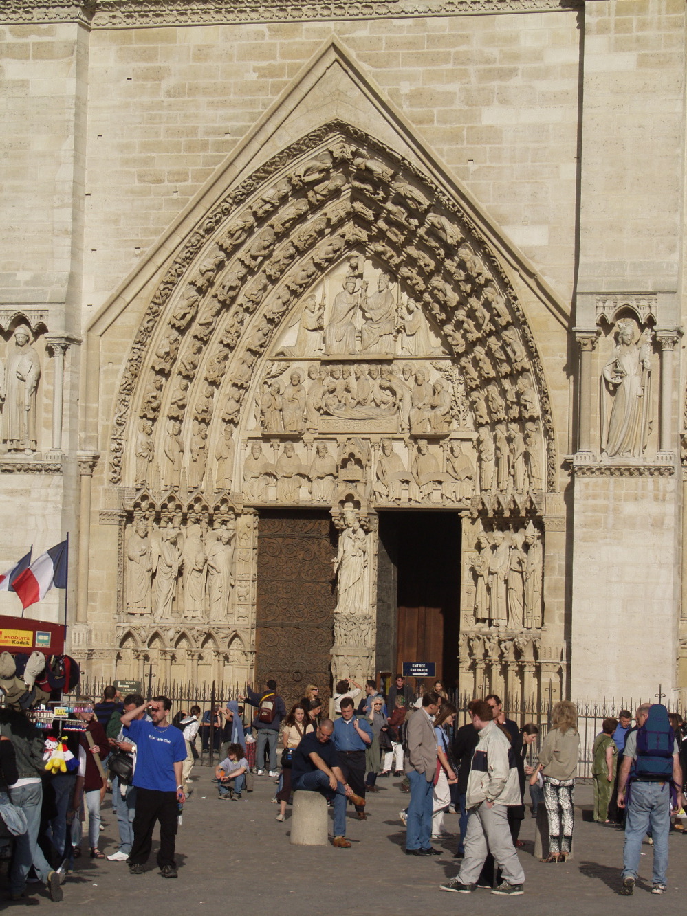West door of Notre Dame