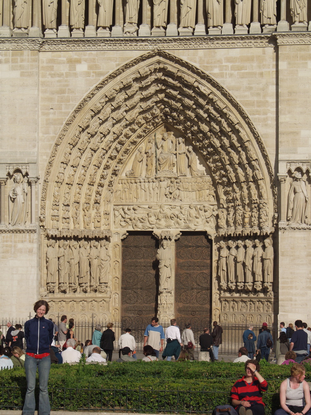 West door of Notre Dame