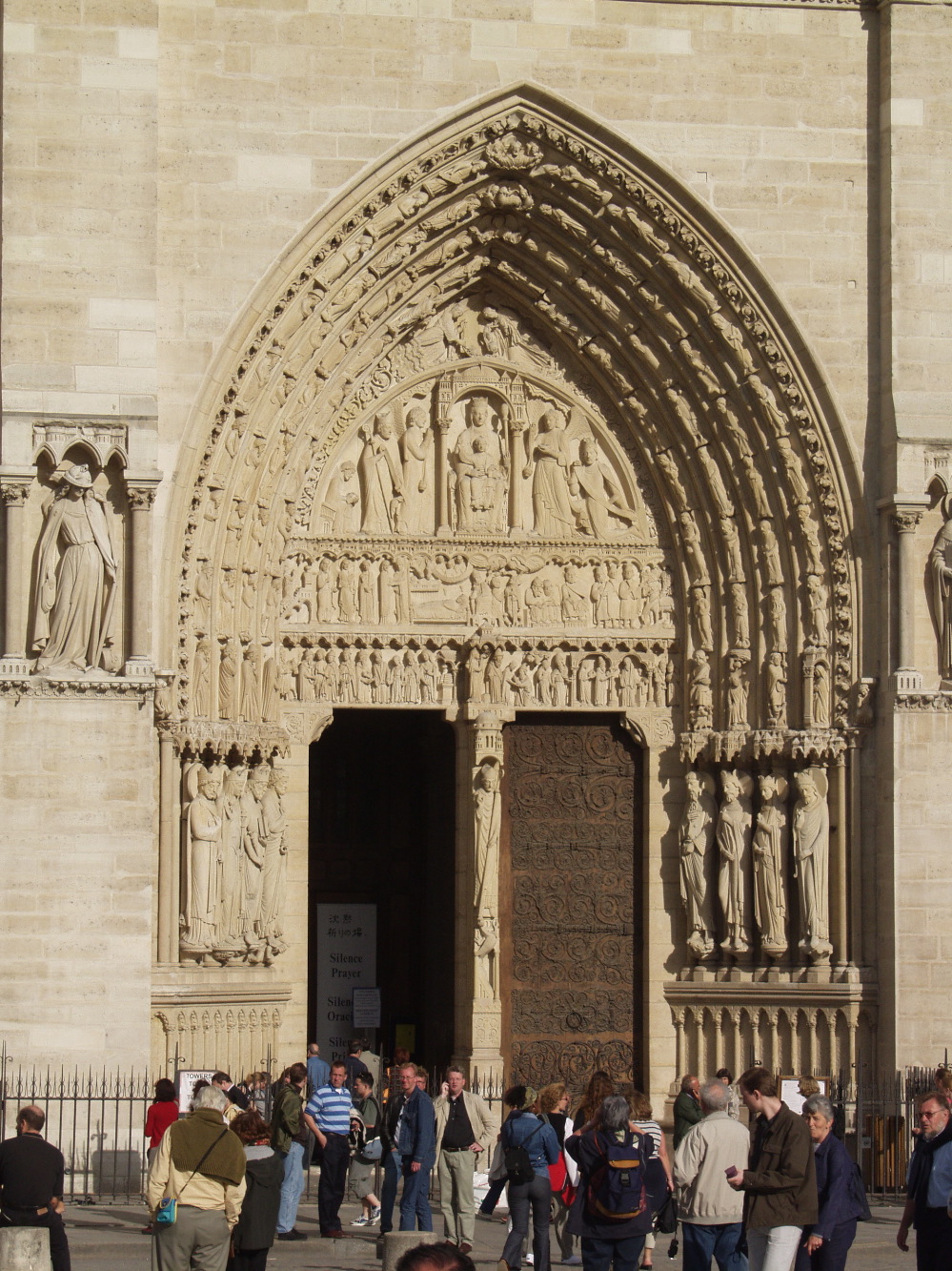 West door of Notre Dame