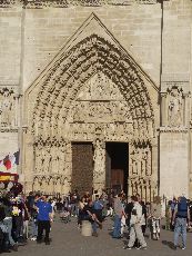 West door of Notre Dame