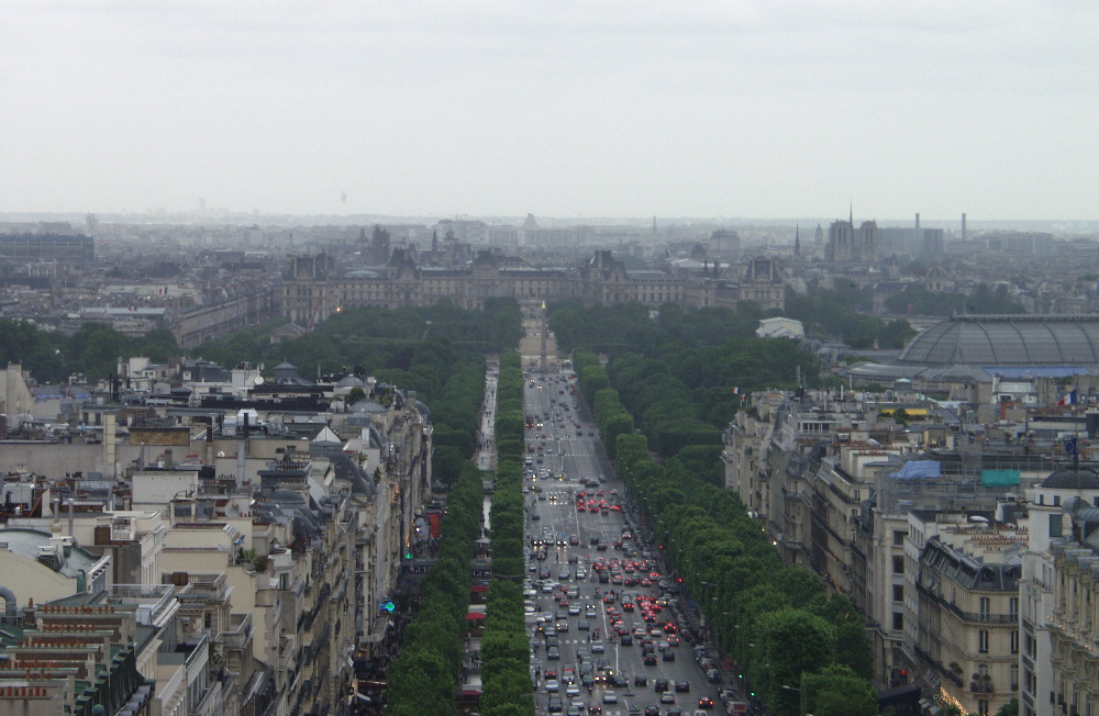 the Louvre from Triumphe