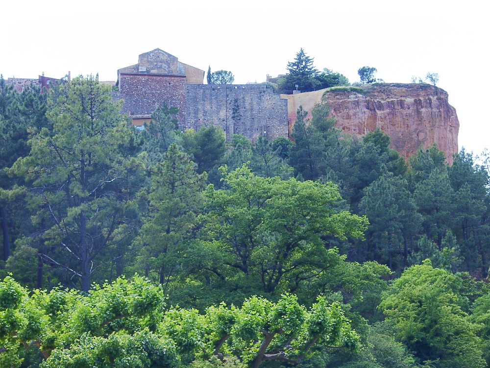 the bluffs of Roussillon