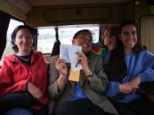 Happy in the campers