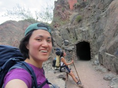 Tunnel to Black Bridge selfie
