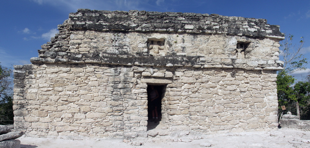 Coba Pyramid top building