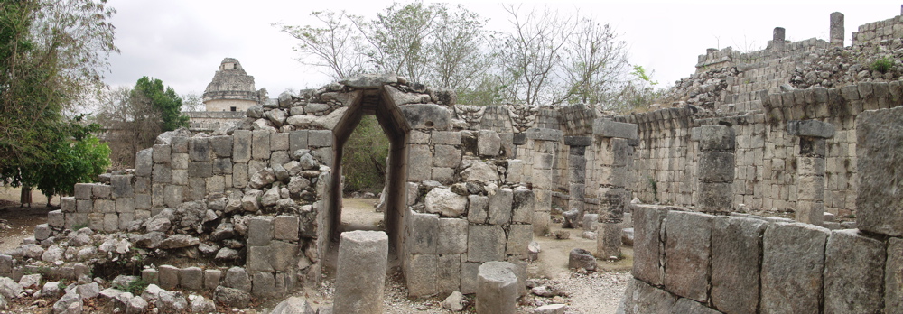 Chichan Itza stairs over