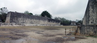 Chichan Itza Ball Court inside