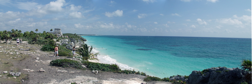 Tulum looking S to Castle
