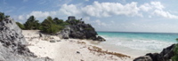 Tulum looking N from Castle beach