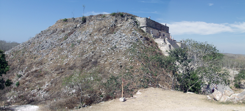 Uxmal small pyramid